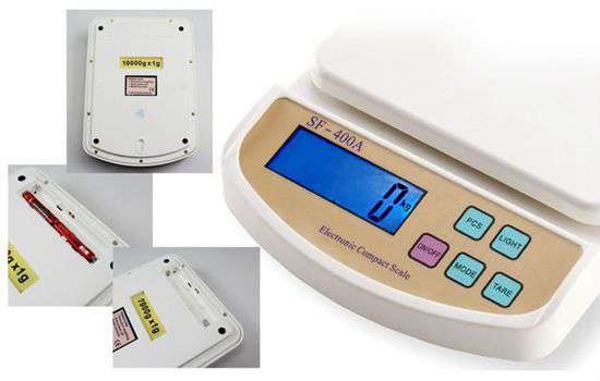 SF400A Precision Cooking Weighing Digital Grams Ounces Pounds Kitchen Scale