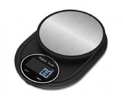 1kg x 0.1g Round Platform Digital High Precision Kitchen Weighing Food Scale