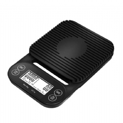 3kg x 0.1g Multifunction Digital Coffee Scale with Heat Insulation Pad and Time display
