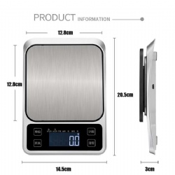 Compact Household Digital Kitchen Food Scale